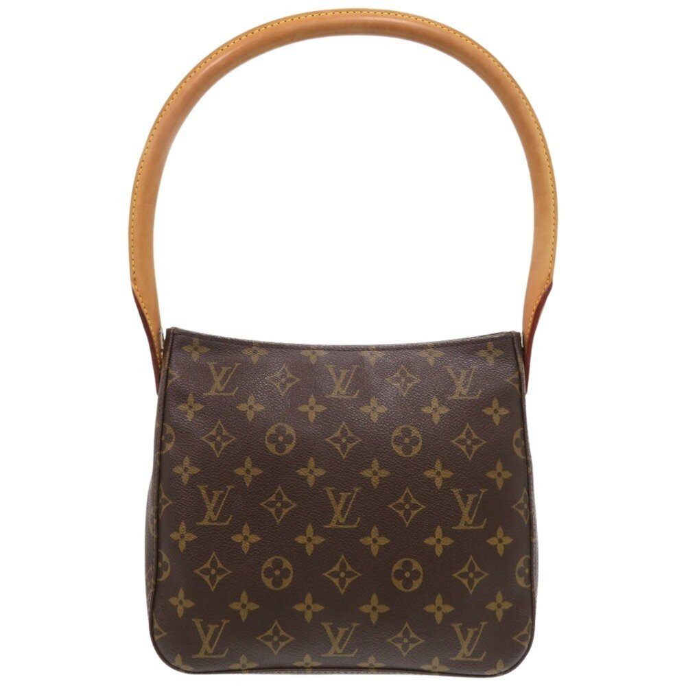 LOUIS VUITTON Authentic Brown Monogram Looping MM Shoulder Bag - Picture 3 of 12